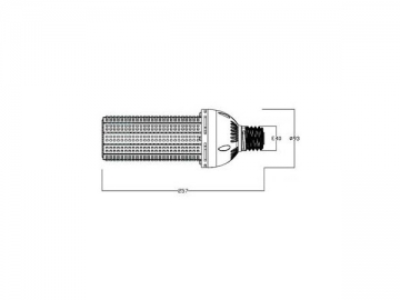 C26 SMD3528 40W LED Corn Light