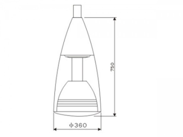 XLD-T96B Garden Post Lamp