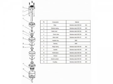 4SWS Series Deep Well Submersible Pump