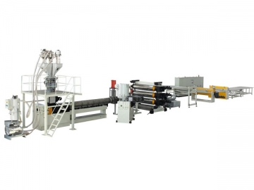 ABS,PS,HIPS,PMMA Sheet Extrusion Line
