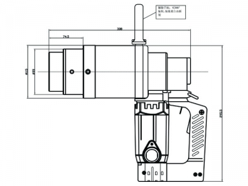 Electric Shear Wrench SAE-36E