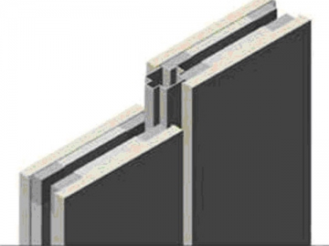 Aluminum Connection Steel Partition Cleanroom Wall Panel System