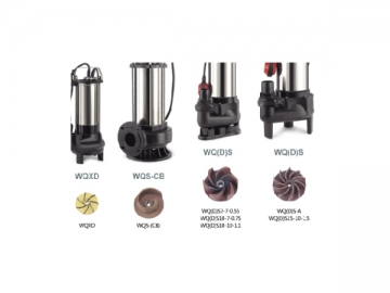 WQXD Stainless Steel Submersible Sewage Pump