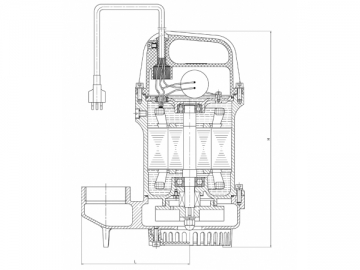 QT Cast Iron Submersible Sewage Pump