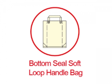CW-500ZD Bottom Seal Soft Loop Handle Bag Making Machine