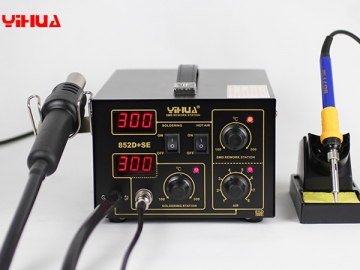 YIHUA-852/852D/852D  Series 2 in 1 Hot Air Rework Station with Soldering Iron