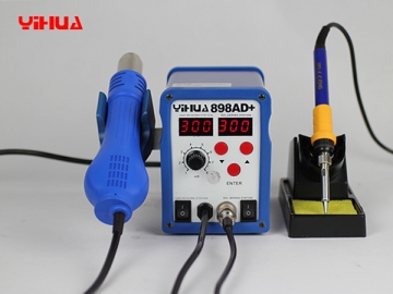 YIHUA-898AD /898BD/898BD  Series Hot Air Rework Station with Soldering Iron