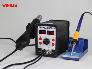 YIHUA-898AD /898BD/898BD  Series Hot Air Rework Station with Soldering Iron