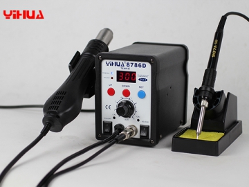 YIHUA-8786D Hot Air Rework Station with Soldering Iron