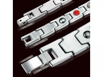 Stainless Steel and Titanium Bracelet