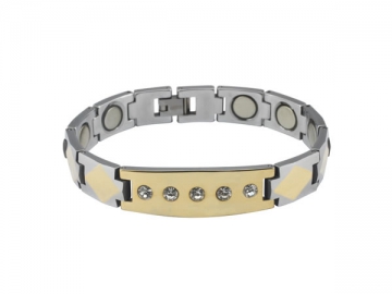 Tungsten Carbide and Ceramic Bracelet