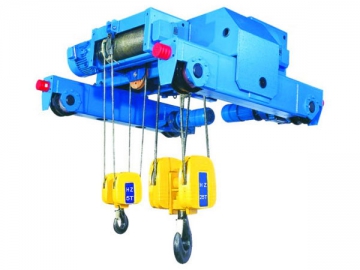 Electric Wire Rope Hoist with Auxiliary Motor