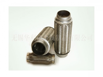 Stainless Steel Exhaust Flexible Pipe with Inner Braid and Flange