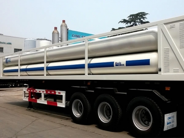 CNG Tube Trailer, Tube Skid <small>(with 6-12 CNG Cylinders)</small>