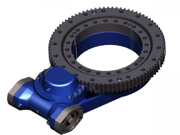 Worm and Pinion Driven Slewing Drive