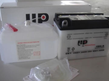 Motorcycle Battery      <small>(Vented Dry Charge Battery)</small>