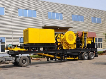 Stone Crushing Plant<small><br/>(Wheel Mounted Crusher)</small>