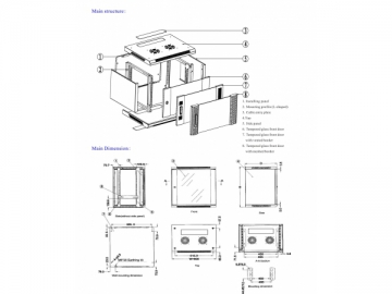 Disassembled Wall Mounted Cabinet