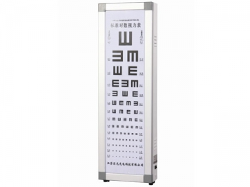 Illuminated Eye Test Chart