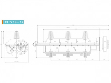 Load Break Switch <small>(FLN38-12/FLN38-24 SF6 Gas Insulated Load Break Switch)</small>