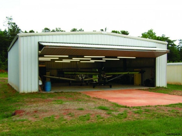 Steel Framed Aircraft Hanger