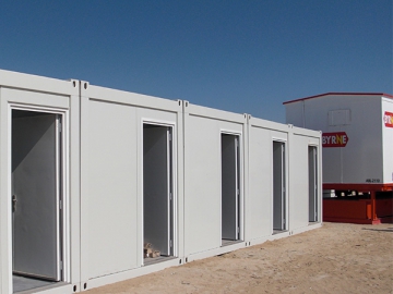 Container House with Sandwich Panel