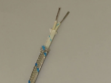 JX Thermocouple Extension Wire<small>(Fiberglass Insulated Wire 2x14/0.2mm) </small>