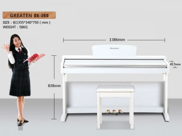 DK-300 Digital Piano with MP3 Player