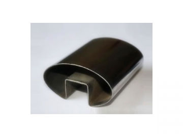 Oval Slotted Stainless Steel Tube