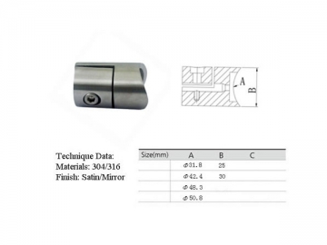 Stainless Steel Bar/Tube Holder