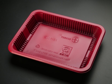 Disposable Food Container with Film Sealing