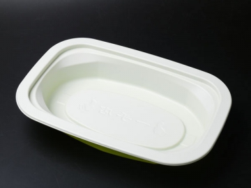Disposable Food Container with Film Sealing