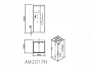 AM20 Series Shower Cabin