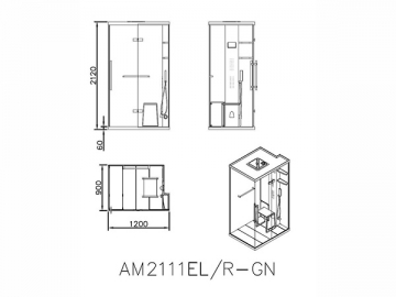 AM2111 Shower Cabin