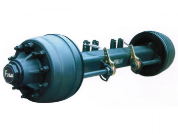 Outboard Mounted Drum Braked Trailer Axle