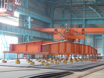 Overhead Crane<small>(with Rotary Spreader Beam)</small>