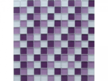 Color Blend Crystal Glass Mosaic Tile