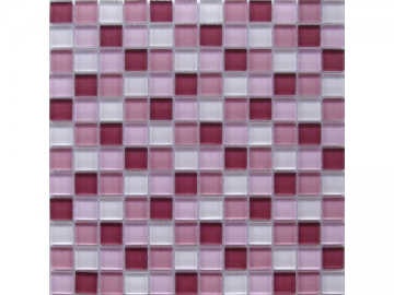 Color Blend Crystal Glass Mosaic Tile
