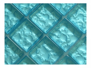 Cold Spray Crystal Glass Mosaic Tile