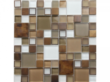 Stainless Steel Glass Mosaic Tile