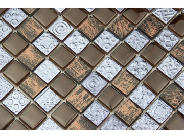 Resin Glass Mosaic Tile