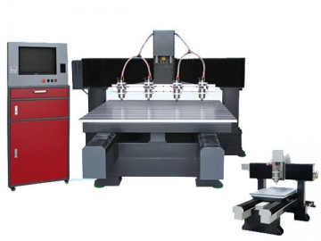 4-Head CNC Wood Router