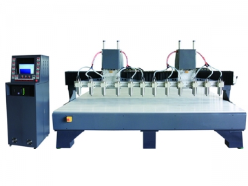 8-Head CNC Wood Router