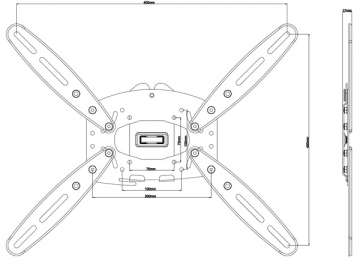Fixed Wall Mount Bracket for 32-50 Inch TV