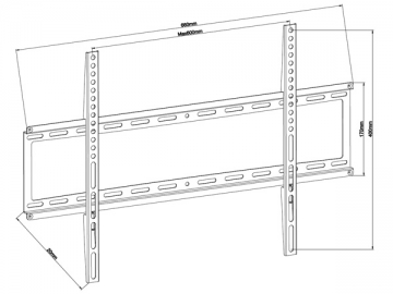 Fixed Wall Mount Bracket for 37-65 Inch TV