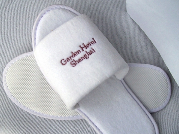 Hotel Slippers with Embroidered Logo