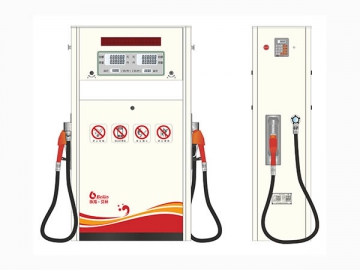 Fuel Dispenser with 2 Dispensing Nozzles