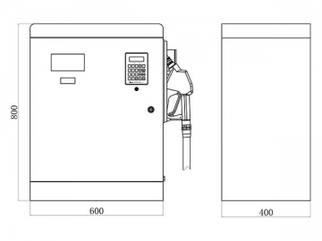 Fuel Pump and Dispenser <small>(Small Dispenser with Self Pumping System)</small>