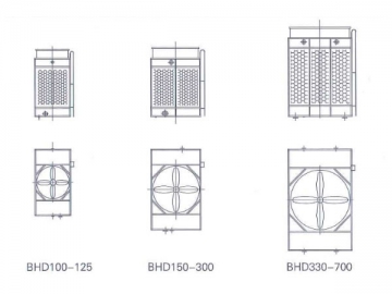 BHD FRP Crossflow Cooling Tower