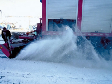 Snow Removal and Deicing Truck